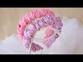 PERFECT Scrunchies Headband DIY - How To Make Hard Headband by Sewing Scrunchies For BEGINNERS 🥰