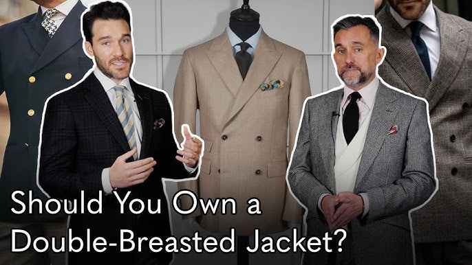 How To Properly Button A Double Breasted Suit Jacket 