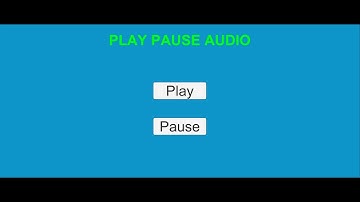Play Pause Audio in unity3d