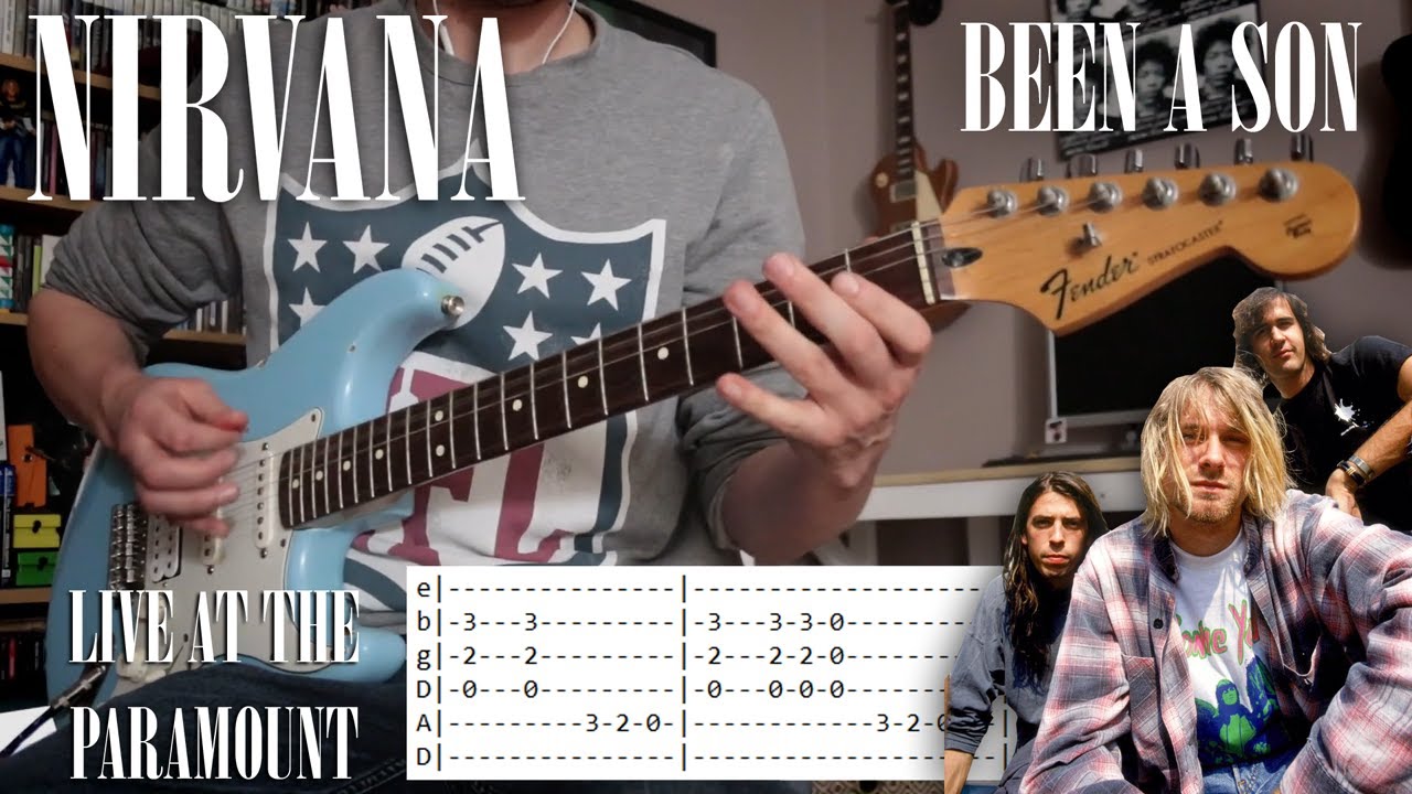 Nirvana - Been a son - Guitar cover W/tabs
