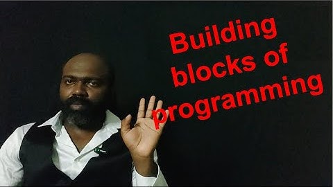Building Blocks programming | Programming in Tamil | Python in Tamil