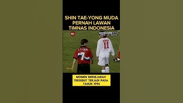 Young Shin Tae-yong once defeated the Indonesian national team in the 1996 Asian Cup #shorts