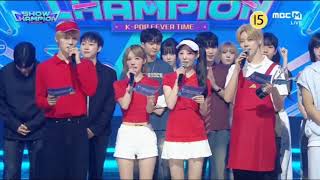 AHOF - _RUN TO YOU_ Win 🏆 on SHOW CHAMPION 260715