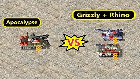 Apocalypse vs Grizzly and Rhino - Red Alert 2