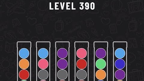 Ball Sort Puzzle Level 390 #ballsortpuzzle #ballsortpuzzlegameplay #puzzlegame #mobilegames