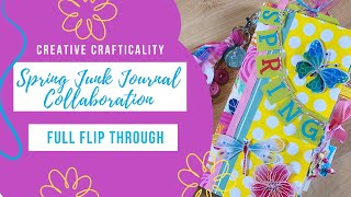 Spring Dollar Tree Junk Journal Collaboration #4: The Full Flipthrough: With @EmileesPaperCaper