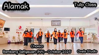 Alamak Line Dance | Tulip Class | Choreo:Bambang Satiyawan (INA) - October 2025