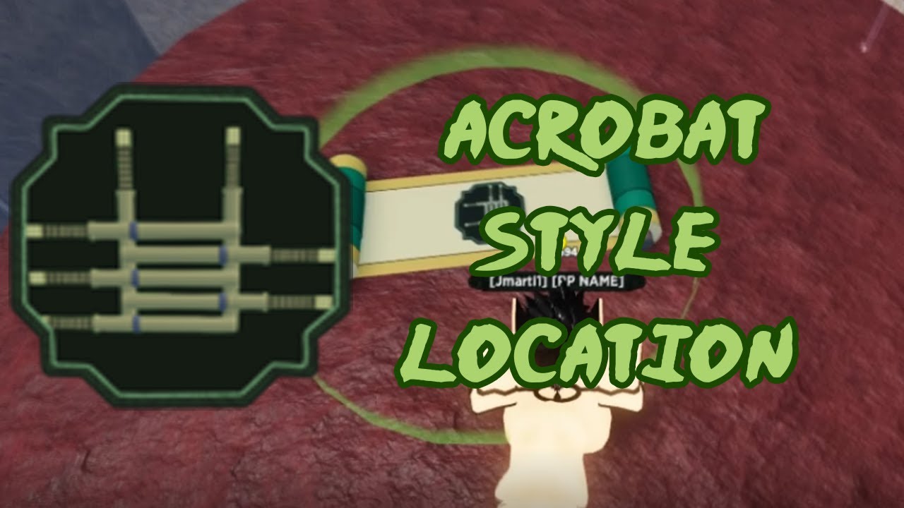 Shindo Life - Acrobat Style Location - Español