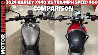 2024 Harley Davidson X440 Vs Triumph Speed 400 Comparison | Best Kaun Hai???