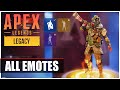 Apex Legends Legacy - All New Emotes Displayed - New Valkyrie Skins