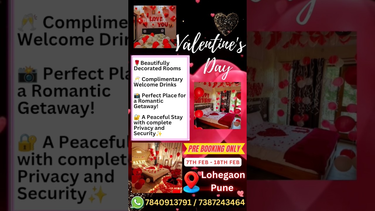 Romantic Stays Await!✨💖Book Your Dream Valentine's Getaway Now! 