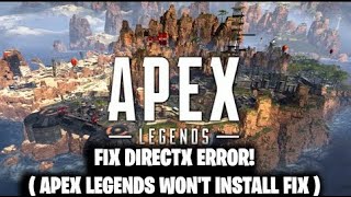 FIX Apex Legends DIRECTX ! ( APEX LEGENDS WON'T INSTALL FIX ) screenshot 3