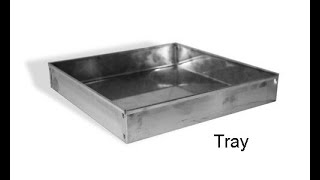 Sheet Metal Tray