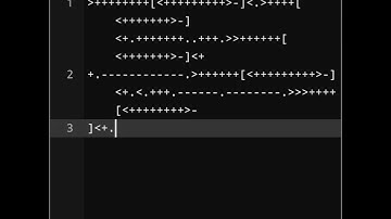 Hello world In The Hardest programming language. #malbolge #gamedev #tutorial #python #java