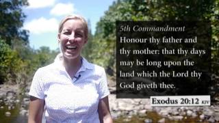How to sing the 5th Commandment - Exodus 20:12 KJV  - Musical Memory Verse