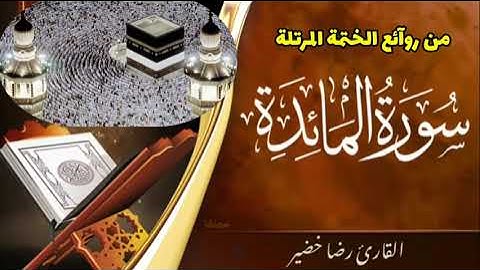 جزآء من يقتل الصيد فى الحرم "فريضة الحج" | تلاوة مختارة من سورة المآئدة | الشيخ/ رضاخضير