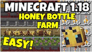Minecraft Easy 1.18 Honey Bottle Bee Farm