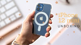 Unboxing iPhone 12 mini 🧸+ accessories (aesthetic & asmr)🌸