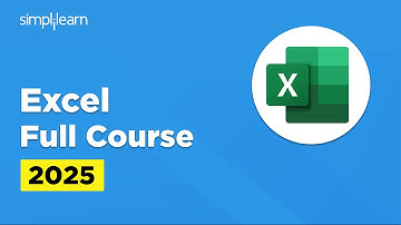 Excel Full Course 2026 | Excel For Data Analysis | Excel Tutorial For Beginners | Simplilearn