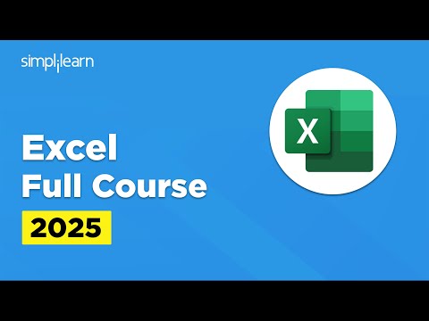 Excel Full Course 2026 | Excel For Data Analysis | Excel Tutorial For Beginners | Simplilearn