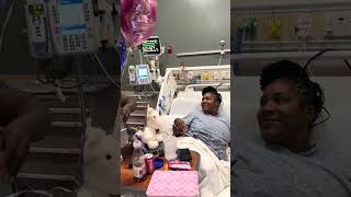 Husband visits wife in hospital & tied this to her teddy bear 🤣 Watch til end #shorts