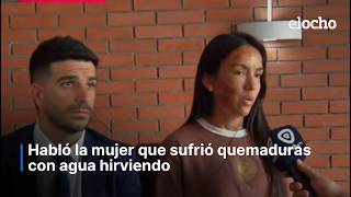 HABLA LA CHICA QUEMADA CON AGUA HIRVIENDO
