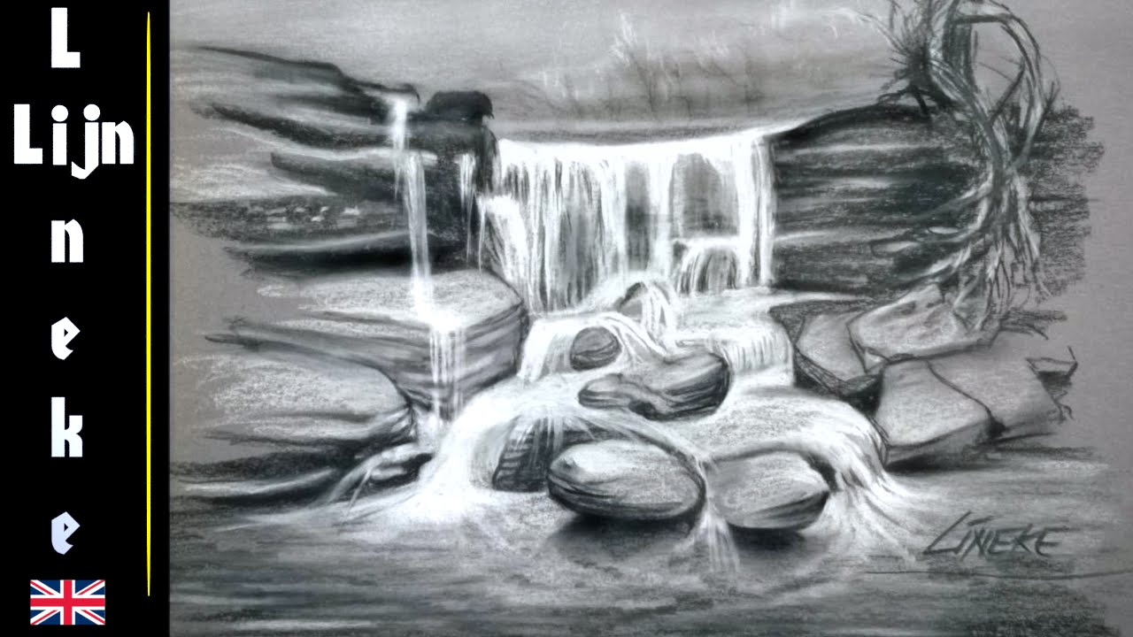 Jeff Koons Untitled (waterfall drawing) (Signed) Foil Block 2008