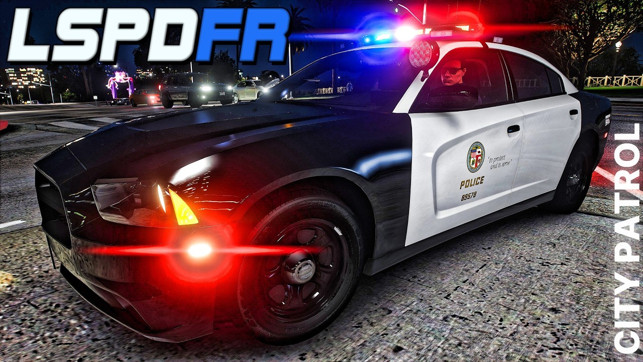 GTA 5 MODS LSPDFR CITY PATROL WEDNESDAY LAPD 2014 CHARGER