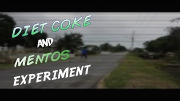 Diet Coke and Mentos Rocket Experiment