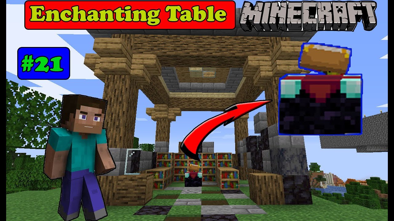 Make Enchanting Table and Enchantment Room in Minecraft Java edition ...