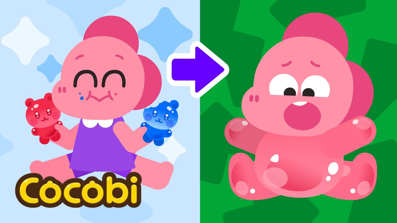 Съел слишком много мармеладок и превратился в мармеладного мишку! 😱 | Песни для детей | Cocobi