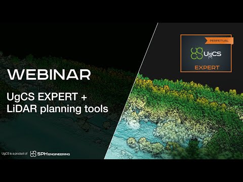 Webinar | UgCS EXPERT & LiDAR planning tools