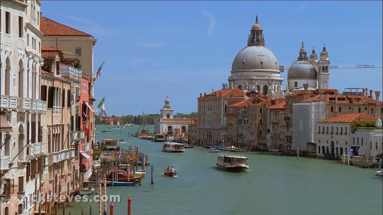 Venice Italy Grand Canal And La Salute Church Youtube