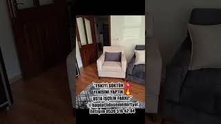 **Koltuk &amp; berjer takımımızıbaştan aşağı yeniledik 🔥✔️ Sünger tamamen değişti✔️ Kumaş yepyeni oldu✔️