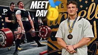 Breaking Records At My First Powerlifting Meet *Unnatural*