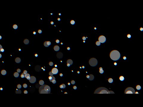 RGB Color Split Particles Overlay Effect Black Background Loop