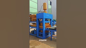 Exmork hydraulic EX5-10 full auto clay brick making line   #exmork  #brick