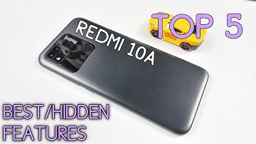 Redmi 10A Top 5 Best/Hidden Features | Hidden Tips & Tricks 10A