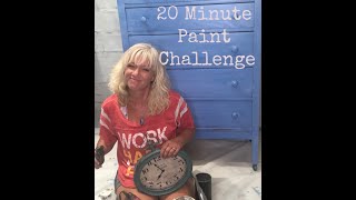 Paint Challenge!!! FULL PIECE START TO FINISH IN 20 MIN