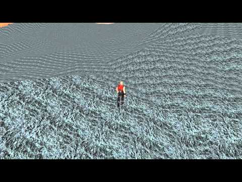 DirectX 11 game programming project (WIP) - 3 (terrain collision detection)