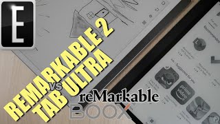 Remarkable 2 vs Onyx Boox Tab Ultra Compared