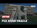 Aerial video: Fox River Oracle; public art in Appleton, Wisconsin