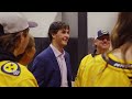 Brady Martin's Family Surprises Him For His NHL Debut