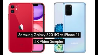 Galaxy S20 vs iPhone 11 4K Video Samples screenshot 2