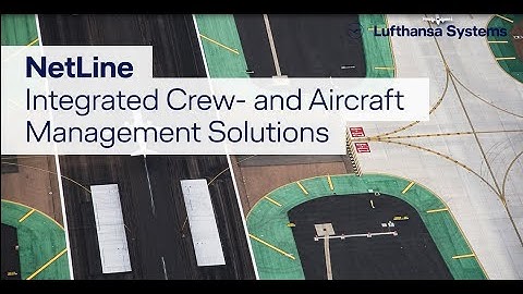 Integrated aircraft and crew resource planning with NetLine / Lufthansa Systems