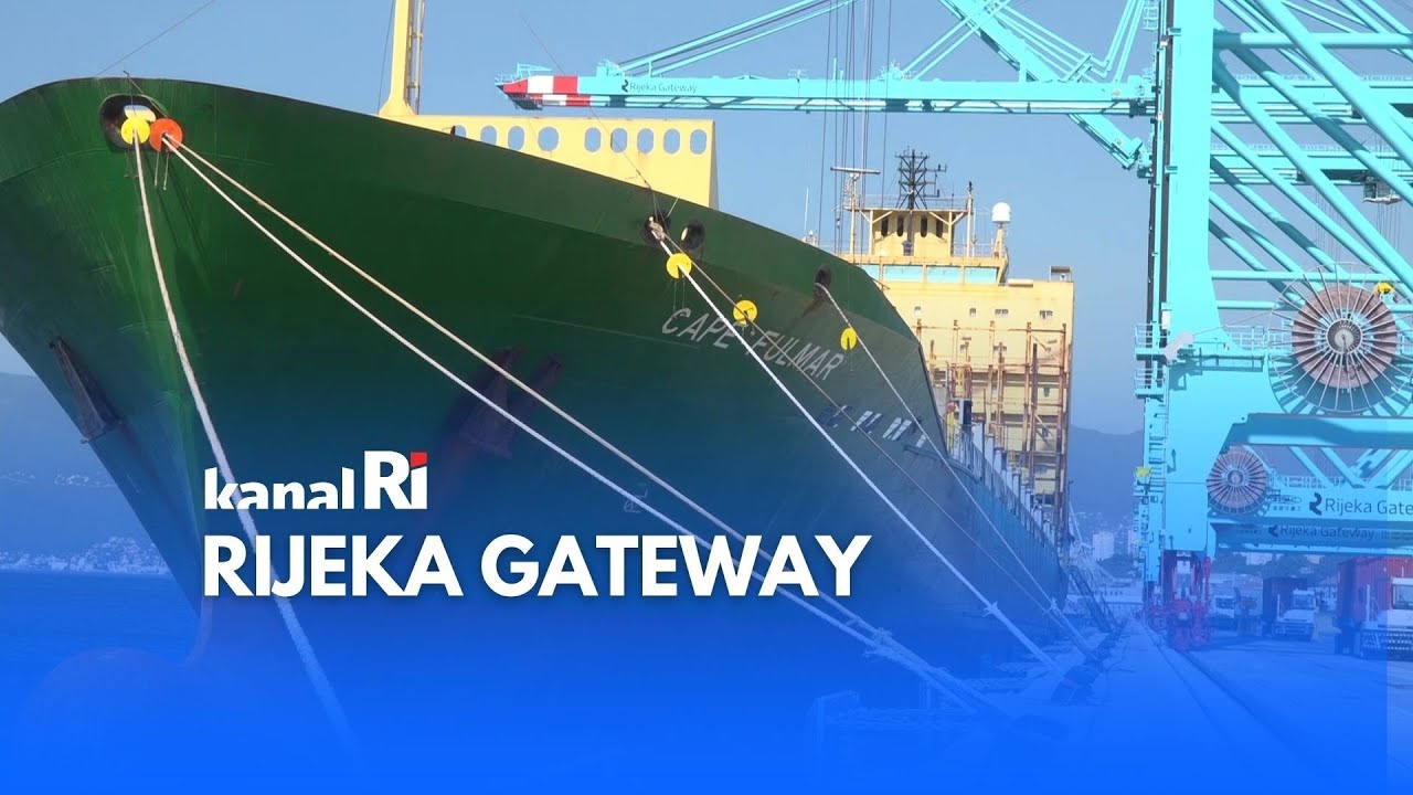 Prvi testni brod stigao u riječki kontejnerski terminal Rijeka Gateway