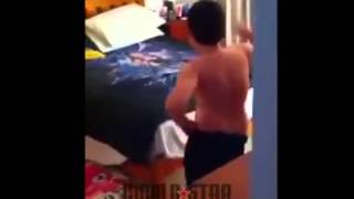 Little Boy Gets Caught Twerking In His Room
