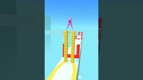 Stack surf 3d android gameplay level 10 #stacksurf3d #cubesurfer #asplaygames #shorts