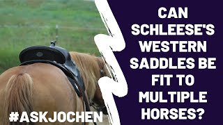 Can Schleese's Western Saddles Be Fit to Multiple Horses? | #ASKJochen | Livestream Q&A Excerpt