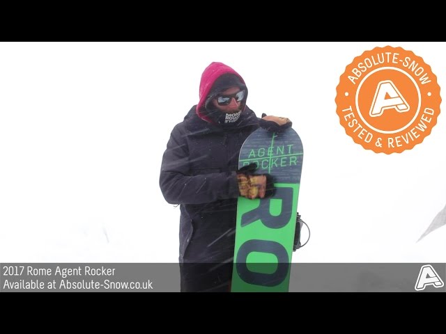 2016 / 2017 | Rome Agent Rocker Snowboard | Video Review - YouTube